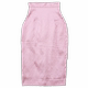 Le palais vintage original autumn and winter new pink brocade high-waisted hip-packing easy to match with a pencil skirt