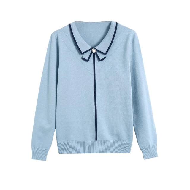 Mom's autumn and winter zodiac year red sweater 2025 new inner bottoming shirt middle-aged and elderly women's sweater top
