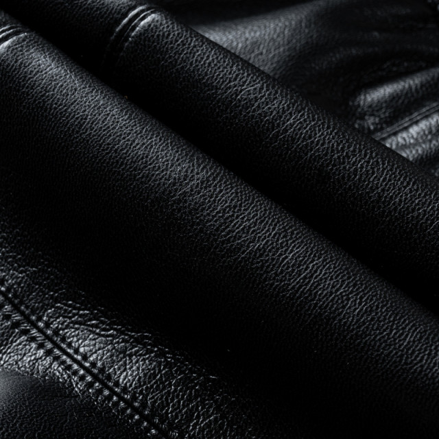 XG Xue Ge 2024 winter new slim A version fish tail splicing minimalist versatile PU leather skirt XJ403021A290