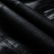 XG Xue Ge 2024 winter new slim A version fish tail splicing minimalist versatile PU leather skirt XJ403021A290