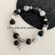 Mixed ancient silver metal jewelry beads three -way flower cocktock pendant material package DIY beaded bracelet necklace
