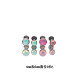 Shinma 16G oil-drop cute girl dreamy internal thread lip nail earring lip ring European and American piercing accessories
