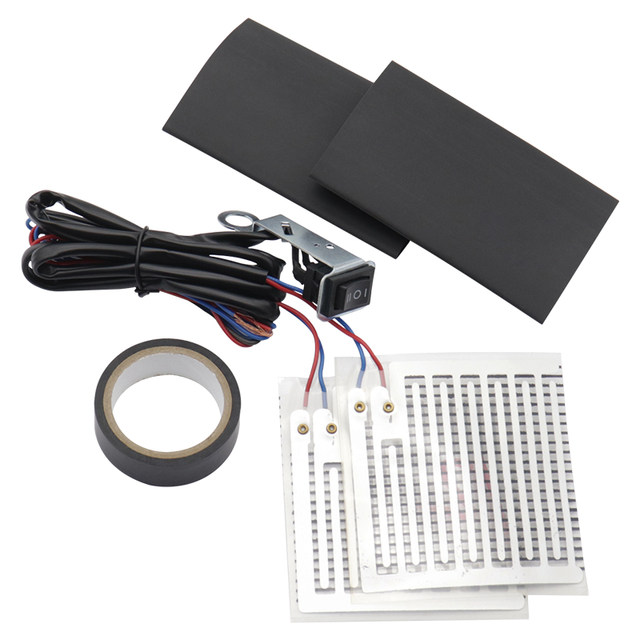 Motorcycle electric heated handlebar cover 12V modified handlebar heating cold-proof electric heated handlebar cover adjustable temperature universal