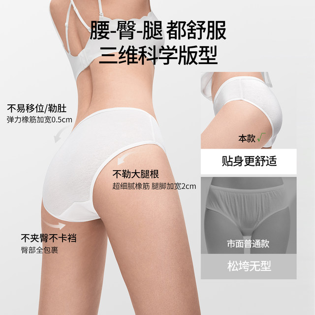 Manxi M3 disposable underwear for confinement and pregnant women with pregnant women with pure cotton large size daily throw pants without washing