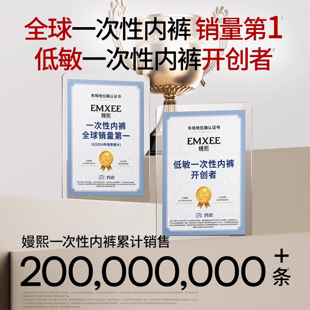 Manxi Classic Pure Cotton 7A Antibacterial Women's Disposable Underwear xl Size * 1