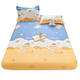 Pure cotton bed cover single piece 100 cotton bed cover mattress protective cover all in children's anti-slip dirty bed sheet bed cover