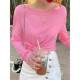 Green mask long-sleeved T-shirt for women in spring and summer new loose base shirt slimming sunscreen blouse round neck ice silk top