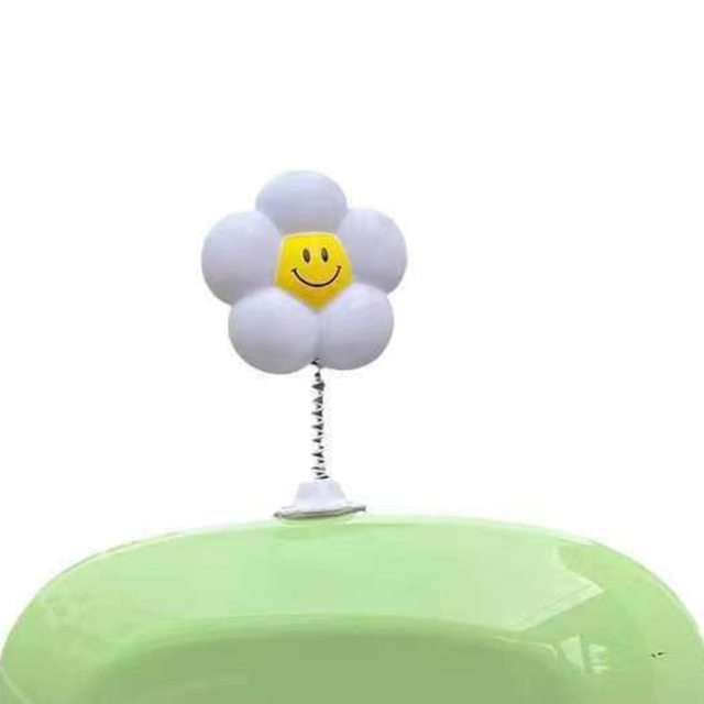 Personalized cute sunflower spring helmet decoration motorcycle motorcycle ski electric bike helmet handlebar decoration