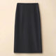 Small straight skirt for women 2025 spring and autumn style with high waist slimming one-step skirt temperament A-line midskirt
