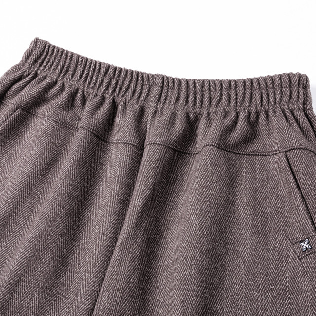 Middle-aged and elderly women's pants spring and autumn loose high-waisted mother's pants autumn and winter plus velvet thickened elderly pants for women's grandma pants