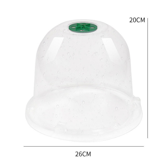 Mini Plastic Garden Cover Seedling Wholesale Gardening Tools Transparent Cover Spot Factory Insulation Seedling PET Cover