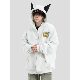 NOPASS National Fashion Brand Original American Doberman Pinscher Ear Hooded Sweatshirt Starry Stars Plus Velvet Cardigan Jacket for Women