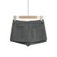 Hot girl suit skirt women's trousers 2025 new summer design side zipper slim hip short skirt
