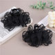 2025 new black swan organza seersucker temperament grab clip high luxury shark clip