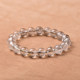 Natural silver hair wafer beads diy men's and women's bracelets beaded hand-woven rope necklace pendant jewelry single accessories