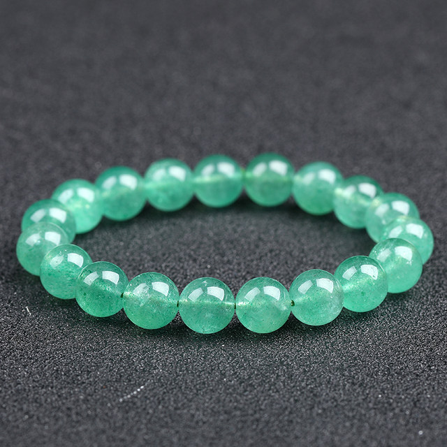7A Green Strawberry Crystal Beads Bracelet Women's Bracelet Necklace Diy Handmade Accessories Crystal Jewelry Duobao Beads