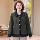 Mom's winter woolen coat fashionable quilted woolen coat 2025 new style autumn and winter light cotton coat for middle-aged and elderly women