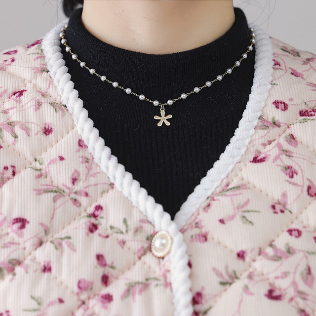 New mother's autumn and winter velvet vest middle-aged women's stylish waistcoat vest middle-aged and elderly women's winter clothing vest outer wear