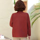 Middle-aged mothers spring 2025 new fashionable jacket top middle-aged and elderly women's trench coat spring and autumn pure cotton jacket