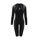Sanqi swimsuit women's professional swimming training one-piece boxer conservative large size fat mm new long-sleeved surfing swimsuit