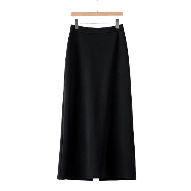 Late white 2025 spring style commuting small a-line skirt skirt black hip skirt plus velvet thickened skirt women
