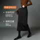 Late white 2025 spring style commuting small a-line skirt skirt black hip skirt plus velvet thickened skirt women