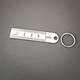 5cm small ruler 5cm mini small steel ruler stainless steel portable small ruler keychain pendant measuring small short ruler