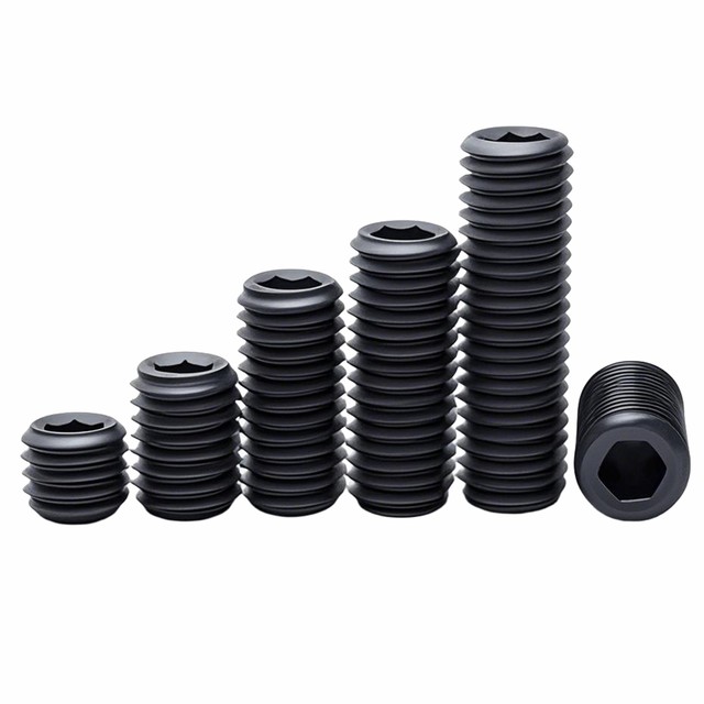 12.9 level concave end machine meter screws, hexagonal headless screws, Kimi top screws, M2M3M4M5-M24 set screws