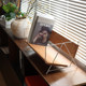 Nordic retro creative book stand small bookshelf cherry wood solid wood storage rack medieval desktop book storage rack