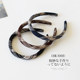 Kawano French retro plaid flocking headband new fashion light luxury headband women's daily wear high skull hair accessories