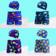 New boy swimming trunks cute cartoon hot spring flat -angle children swimming trunks Children Baby Swimming Room Swimsuit
