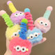 Net red new plush color cute little mobs hair card hair hair clip children's strange duckbill clip strange headdress

