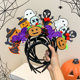 Halloween headbands funny devil headdress skull ghost pumpkin headband party dress up props party hair accessories