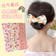Lazy magic bow twisted chuck hair clip 2025 new children's bun artifact flower bud head dress hair clip