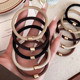 Headband women's high-end adult rubber band leather case hair ring high elastic durable hair tie hair rope headdress 2025 new style