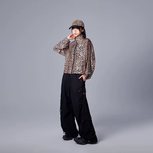 Tuogu 2025 spring and summer counter female hot girl leopard cardigan jacket drape casual jacket thin sun protection clothing
