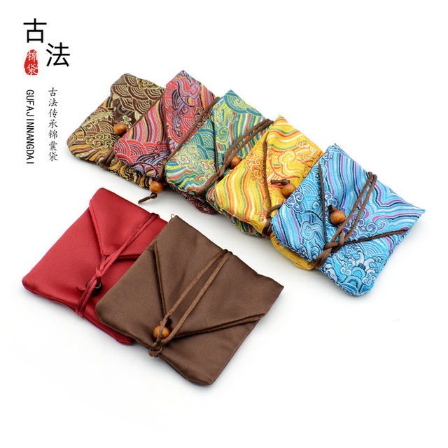 Jewelry zipper bag, pocket, ancient method, inheritance inner bag, pendant ring, bracelet, bracelet, bracelet, jewelry packaging bag