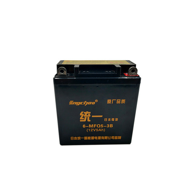 Yamaha 125 Sword Sword Sky Halberd YBR/JYM125 Motorcycle Motorcycle Unified Maintenance Word Battery 12V5A dry battery
