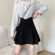 Large size female spring and summer new irregular high waist skirt A -line skirt, umbrella skirt, fat mm versatile large swing covered short skirt