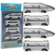Children's alloy toy car Harmony high-speed rail subway train model magnetic car boy pull-back car
