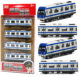 Children's alloy toy car Harmony high-speed rail subway train model magnetic car boy pull-back car