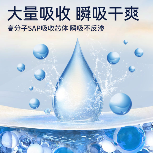 Qi An Silk Nude Feel Ultra-Thin Breathable Polar Bear Baby Newborn Universal Diaper Portable Pack