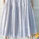 Homemade sweet purple skirt embroidered small floral slim long skirt for women in spring and summer high-waisted forest A-line skirt
