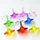 Plastic acrylic crystal transparent hand-turn gyro boy little girl game reward gift prize gift