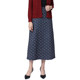 Phidias Shopping Mall's new slim fit and versatile mid-length drooping A-line printed skirt for women