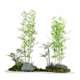 Simulated plants, fake bamboo, indoor and outdoor floor-standing Zen decorative partitions, screens, green plants, potted plants, landscaping, landscape ornaments