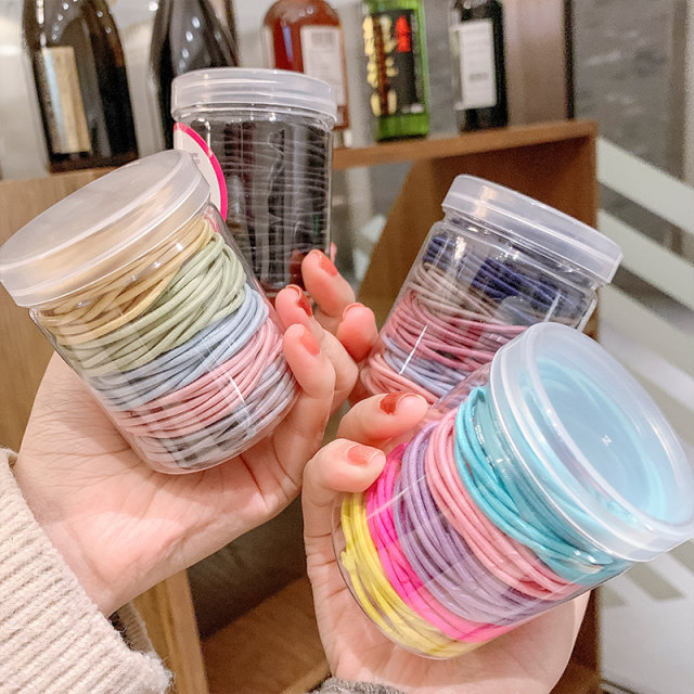 Ins basic candy-colored small circle headband Internet celebrity girl's scalp hair band forest style Korean color hair band headwear