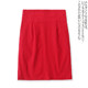New spring foreign trade women's clothing, versatile and fashionable zipper high waist slit large-size skirt 12505
