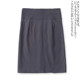 New spring foreign trade women's clothing, versatile and fashionable zipper high waist slit large-size skirt 12505
