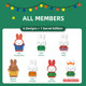 Miffy Miffy Winter Series Blind Box Genuine Peripheral Dolls Dolls Cute Ornaments Christmas Gift Figures for Women